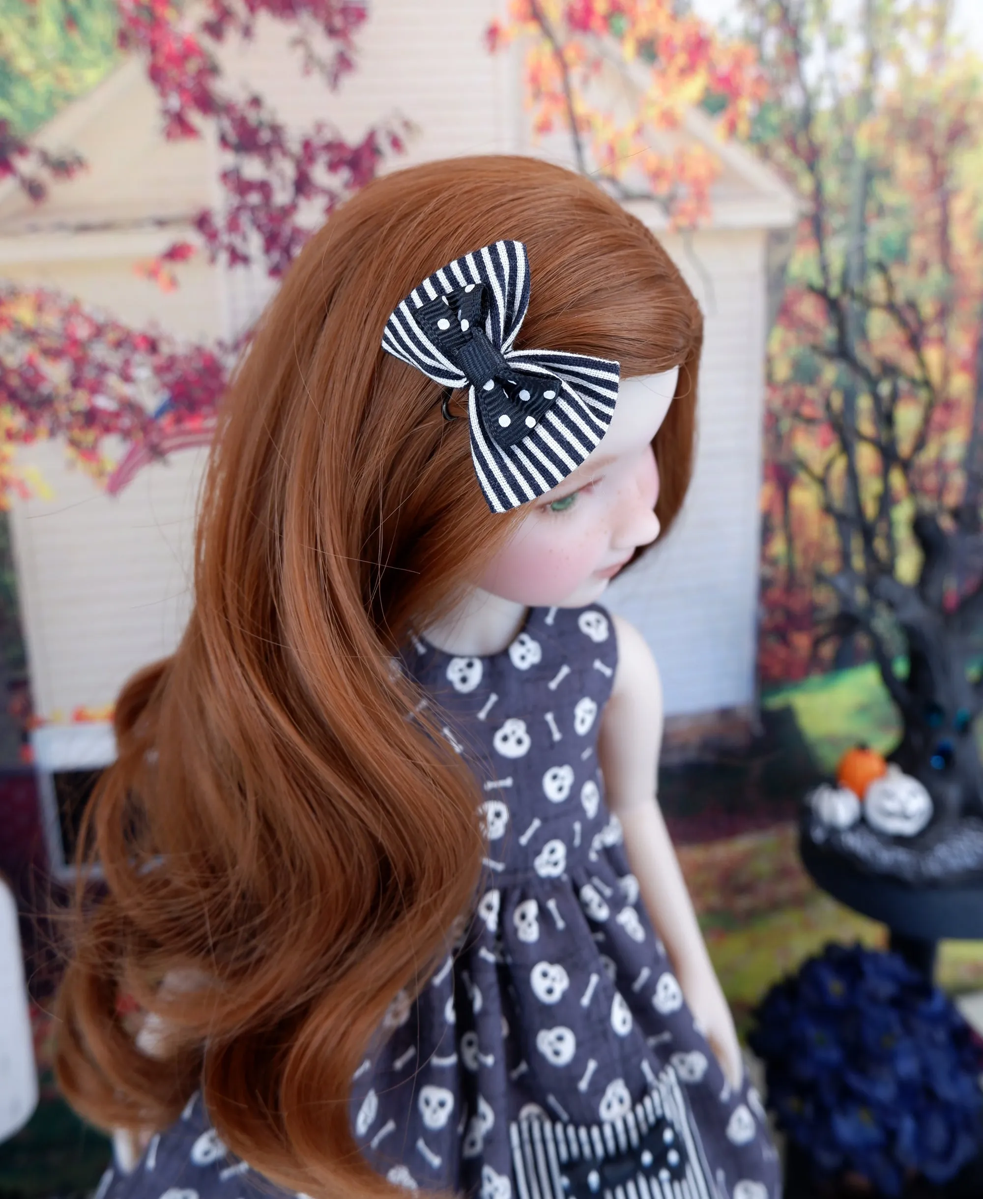 Skull & Bones - dress with shoes for Ruby Red Fashion Friends doll