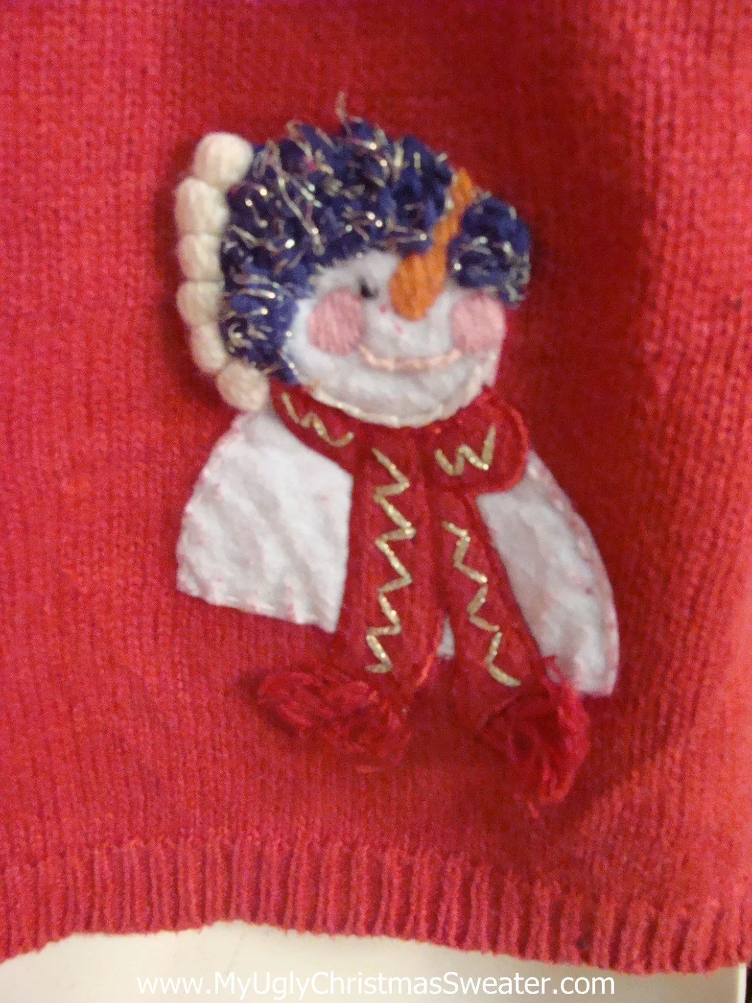 Snowman Family Tacky Xmas Party Sweater