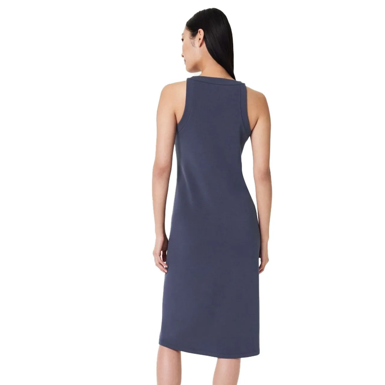 SPANX - AIRESSENTIALS SIDE STRIPE MIDI DRESS