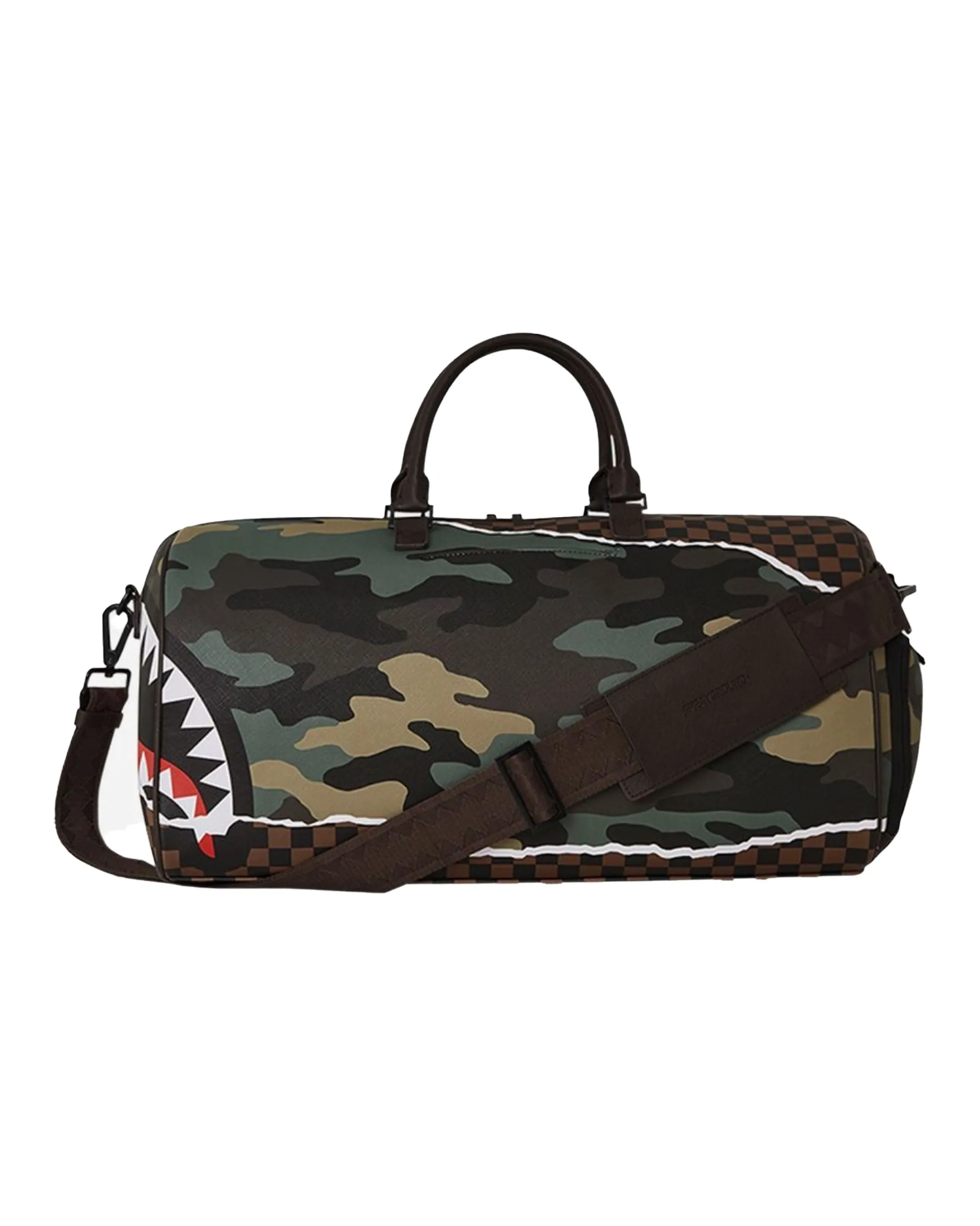 Sprayground Tear It Up Camo Duffle