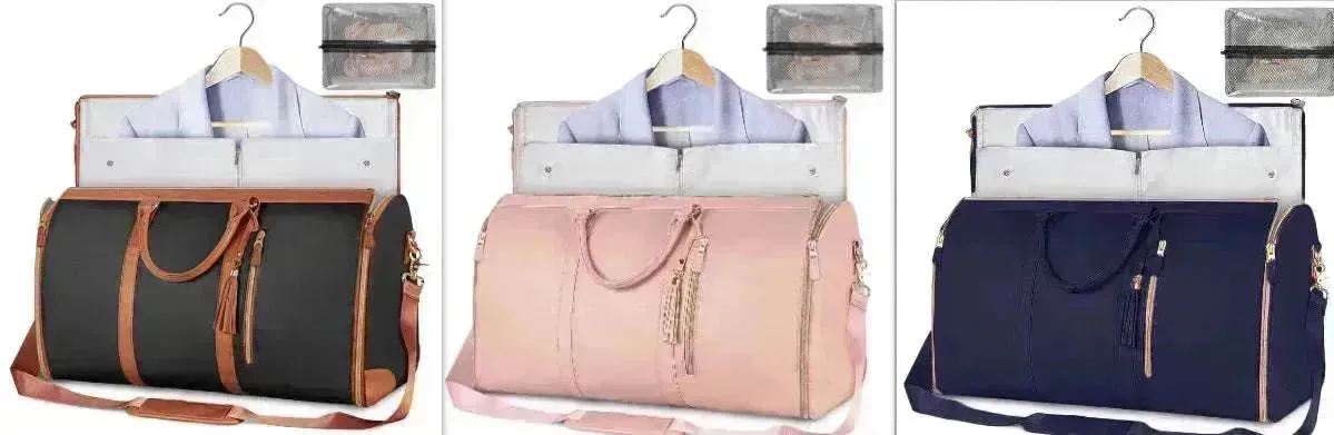 Stylish Large Capacity Waterproof Travel Duffle Folding Suit Bag
