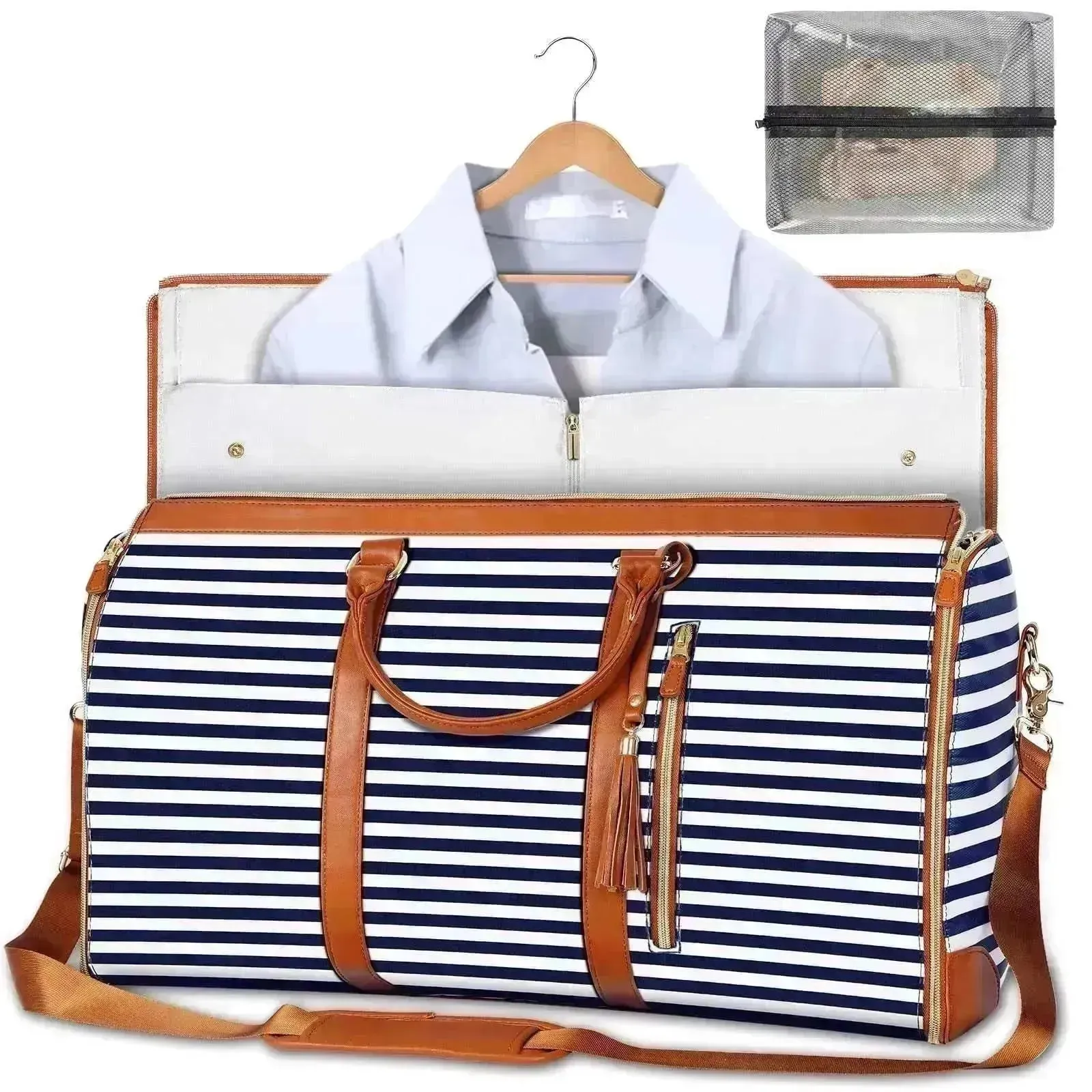 Stylish Large Capacity Waterproof Travel Duffle Folding Suit Bag