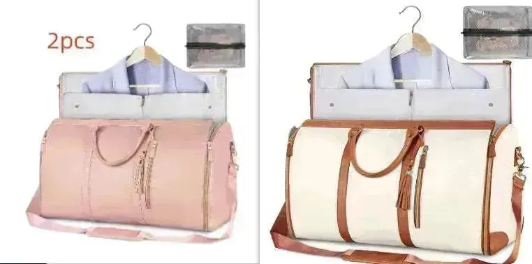 Stylish Large Capacity Waterproof Travel Duffle Folding Suit Bag