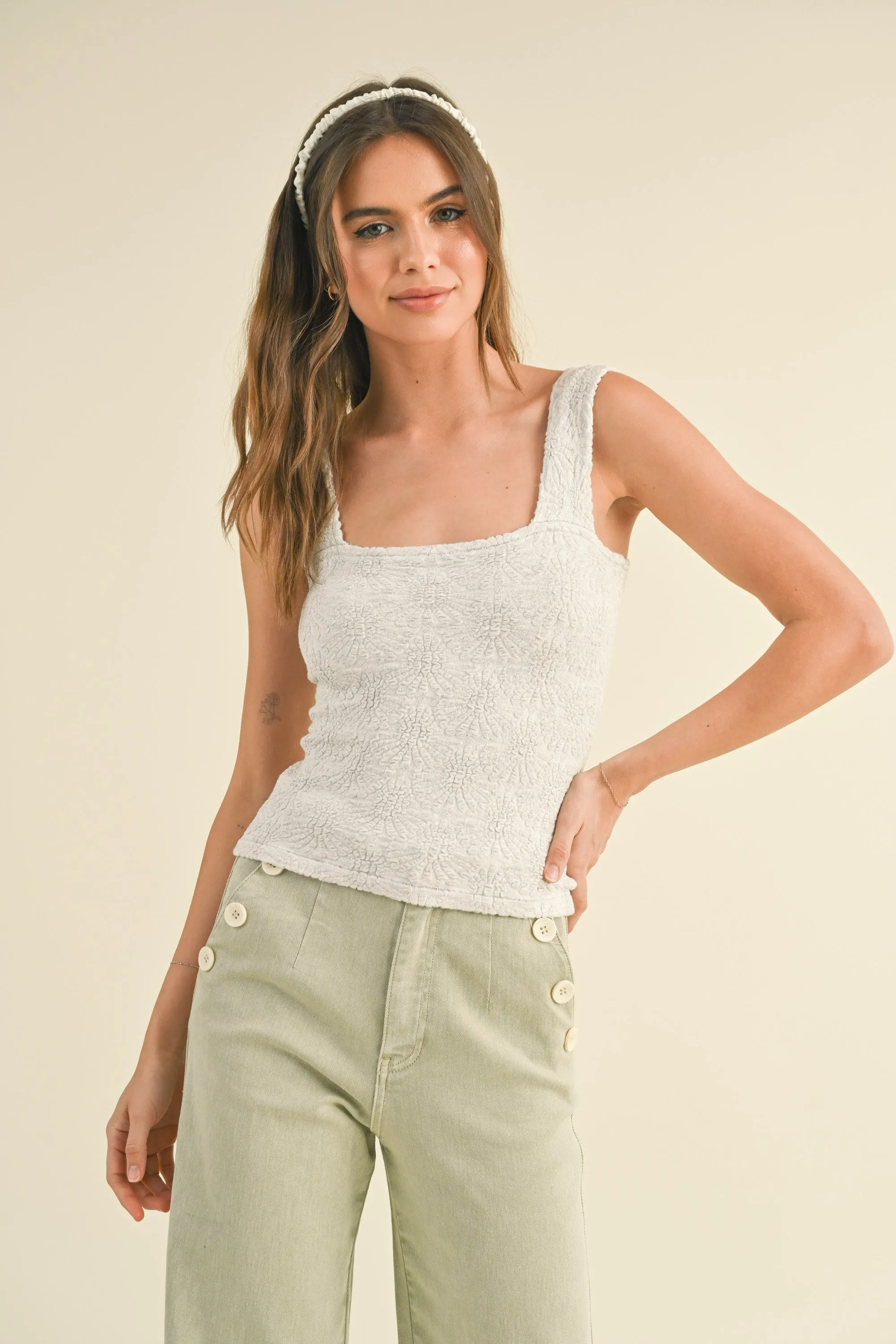 Textured Knitted Top