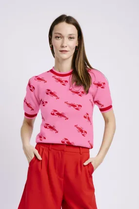 The Short Sleeve Jumper with lobster