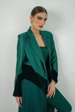 THREE SHADE COAT-GR ABAYA
