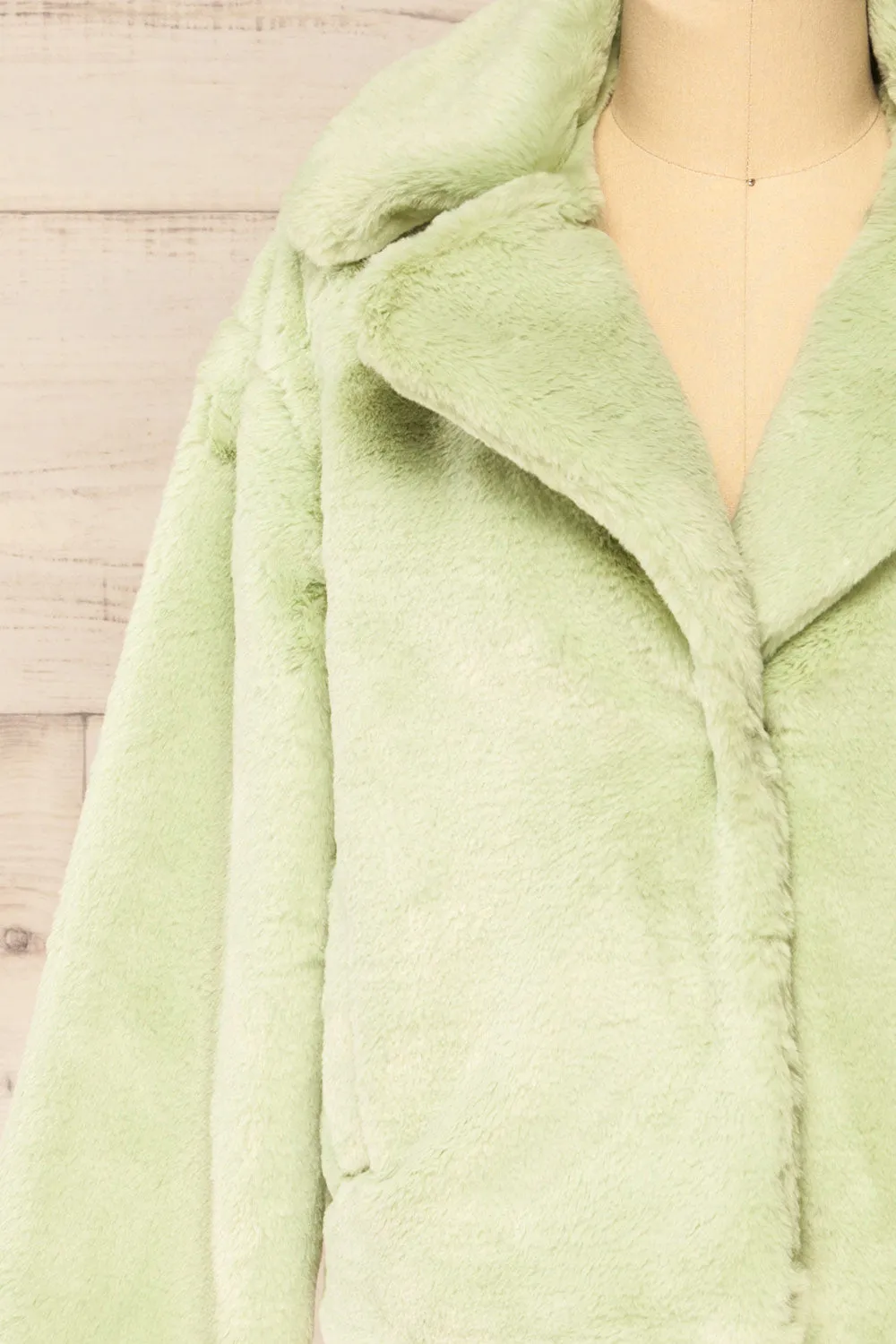 Torrent Green | Soft Fuzzy Coat