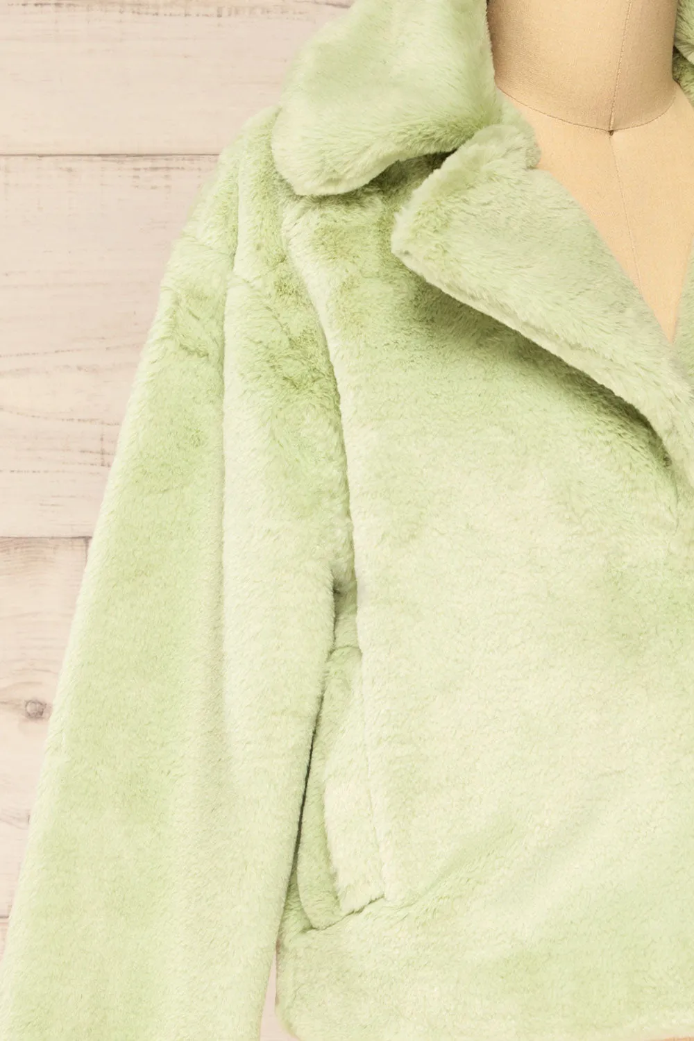 Torrent Green | Soft Fuzzy Coat