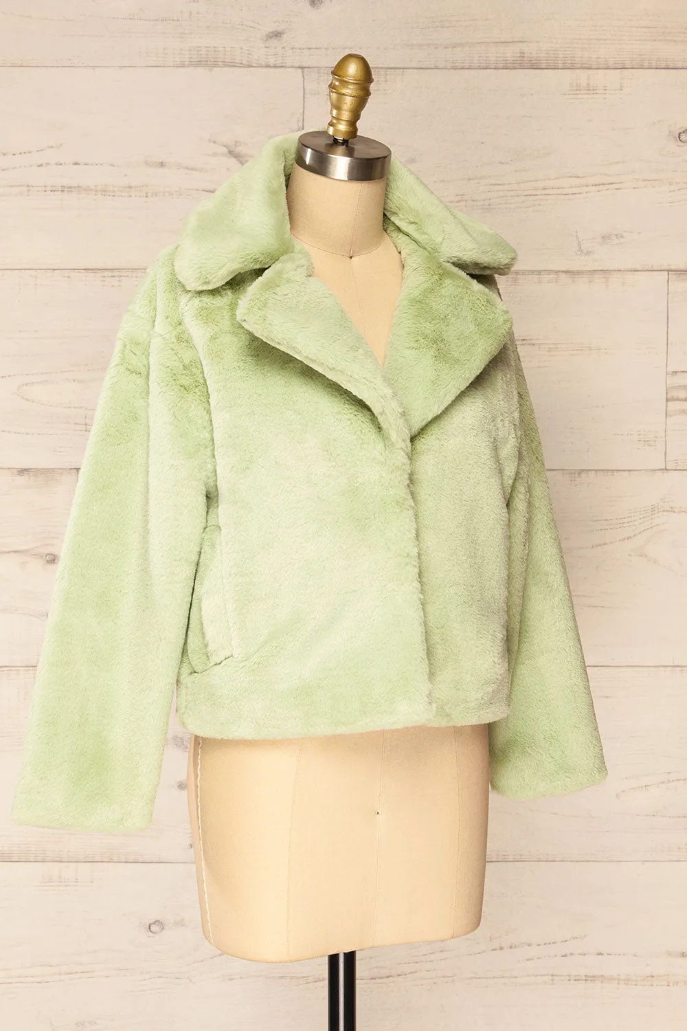 Torrent Green | Soft Fuzzy Coat