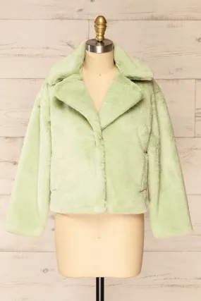 Torrent Green | Soft Fuzzy Coat