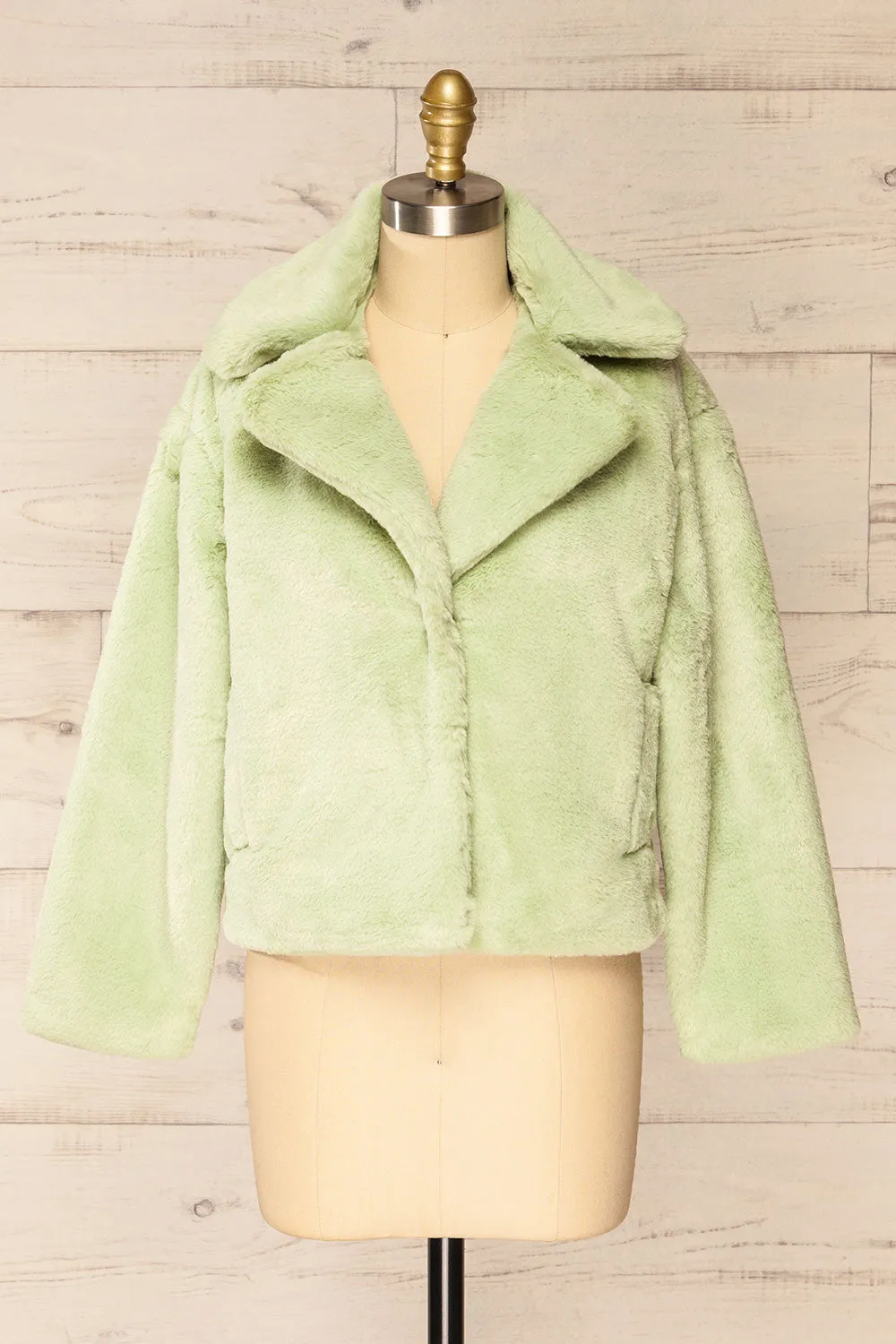 Torrent Green | Soft Fuzzy Coat