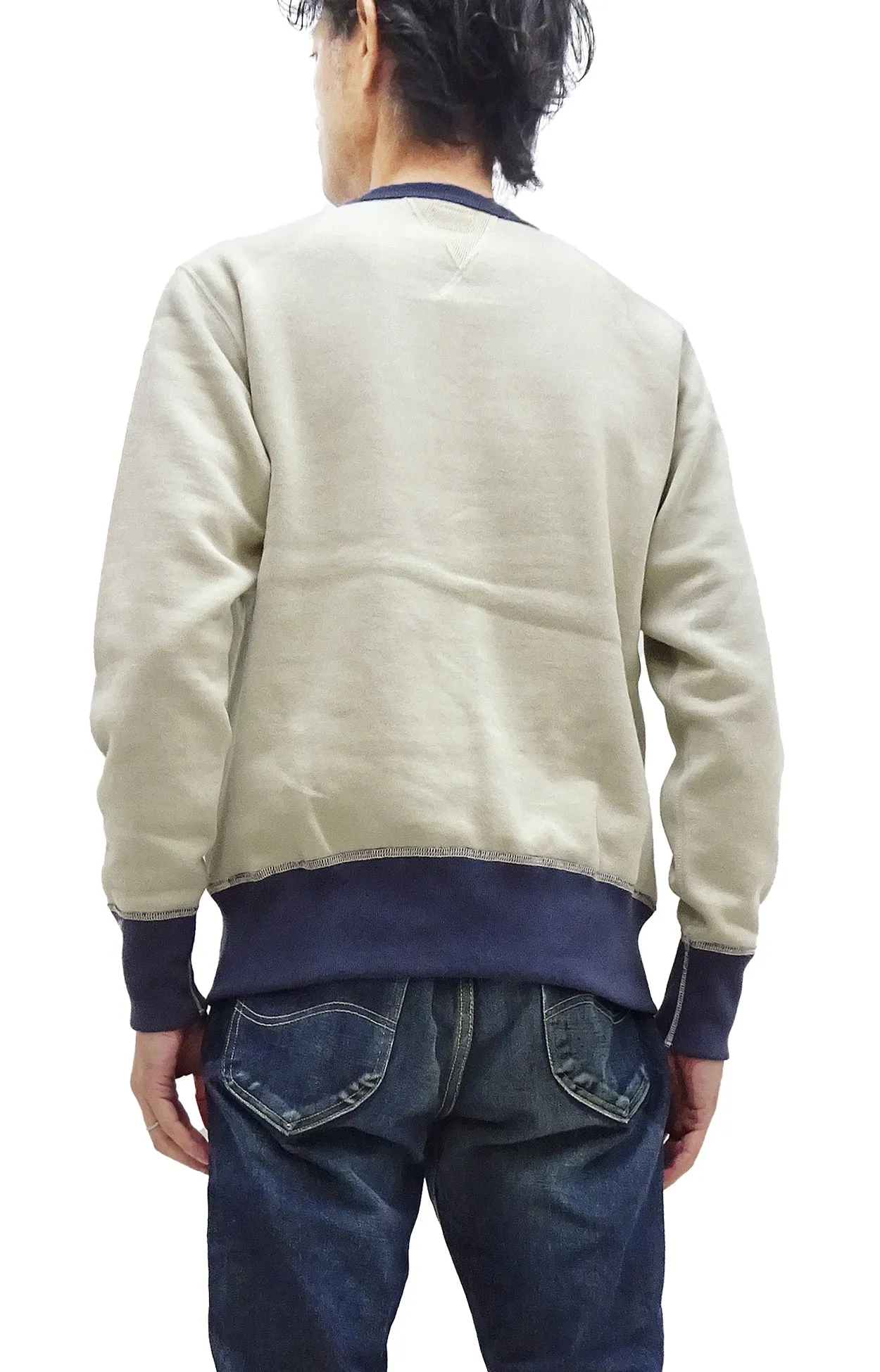TOYS McCOY Sweatshirt Men's Felix the Cat Sweat Shirt Loop-wheeled Vintage Style TMC2360 041 Faded-Sand-Beige