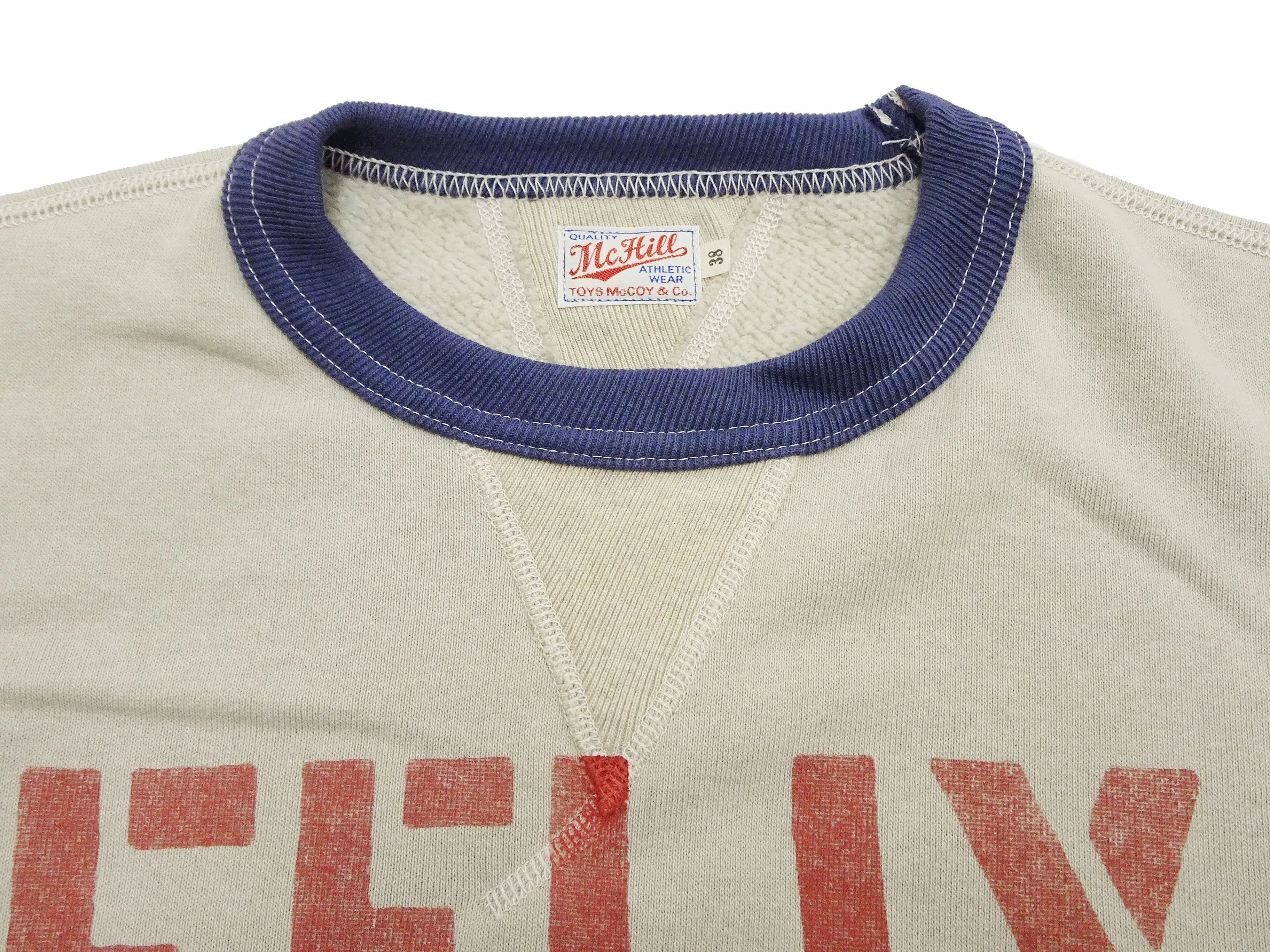 TOYS McCOY Sweatshirt Men's Felix the Cat Sweat Shirt Loop-wheeled Vintage Style TMC2360 041 Faded-Sand-Beige