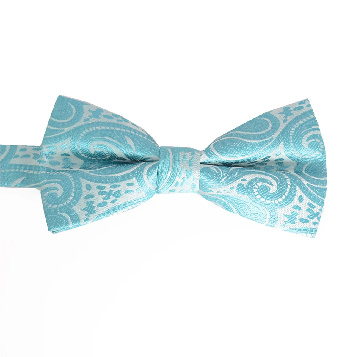 Turquoise Paisley Tuxedo Vest Set