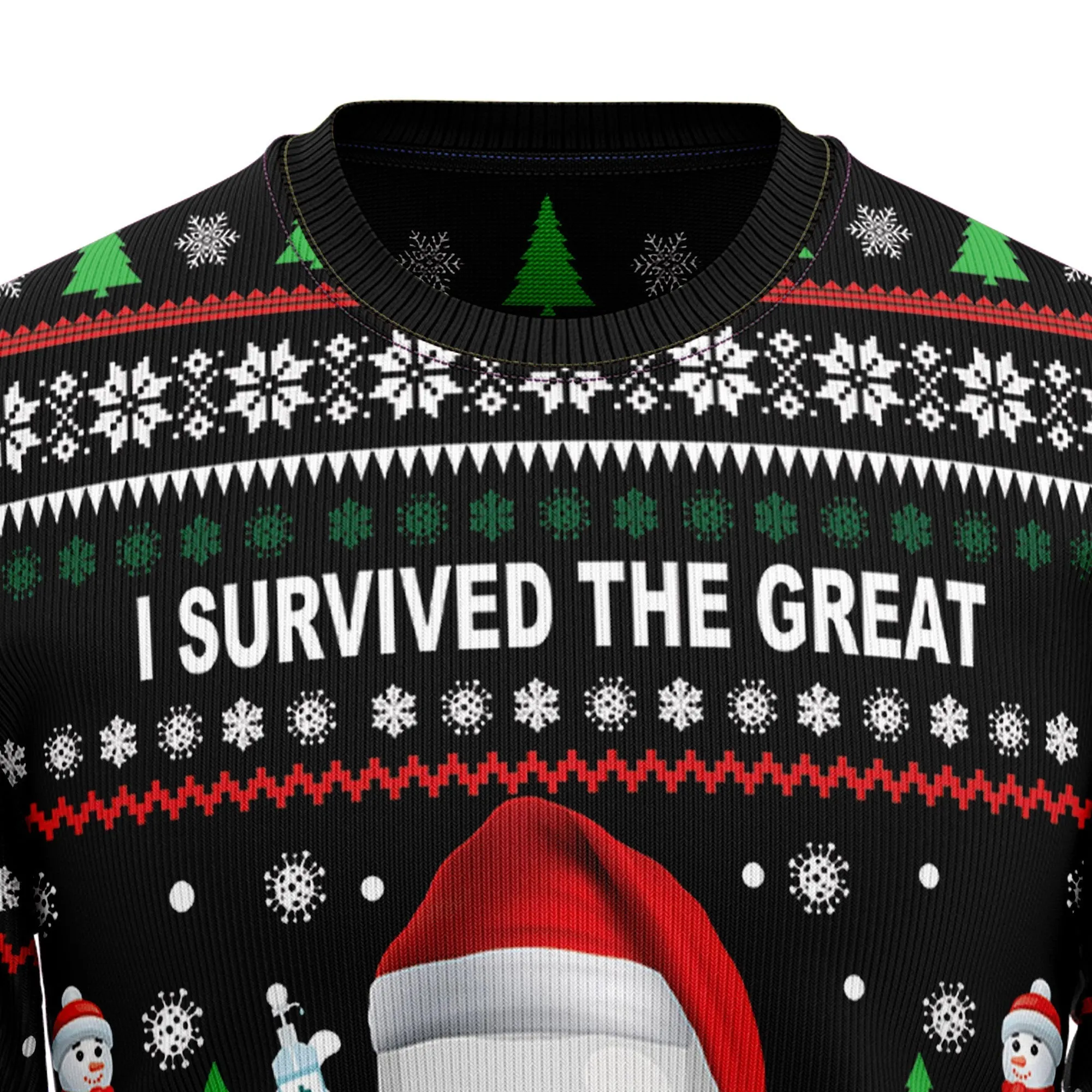 Unisex Christmas Jumper JulesRoche Funny Festive Pullover
