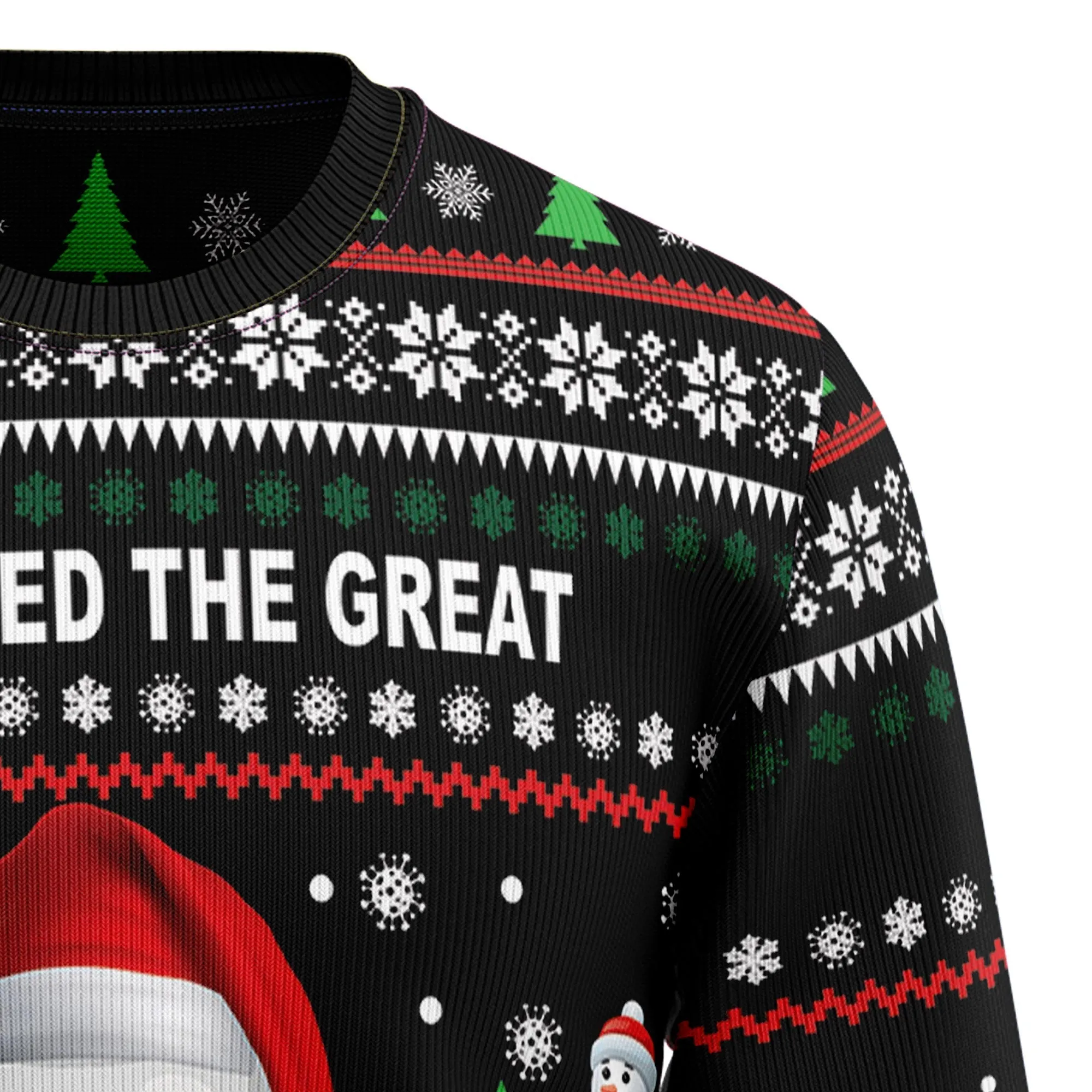 Unisex Christmas Jumper JulesRoche Funny Festive Pullover