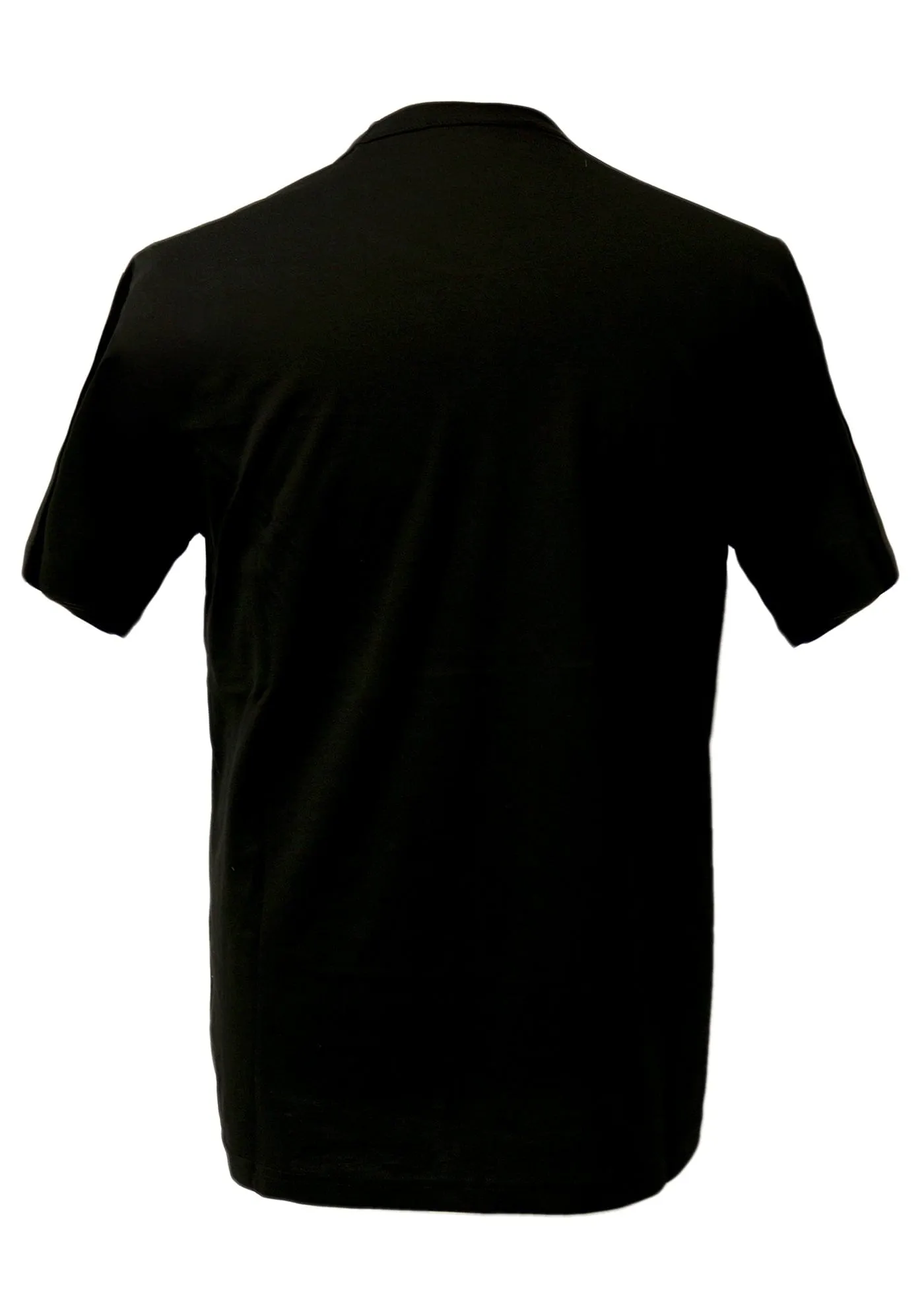 Versace Jeans Couture Black Pure Cotton Signature Label T-Shirt