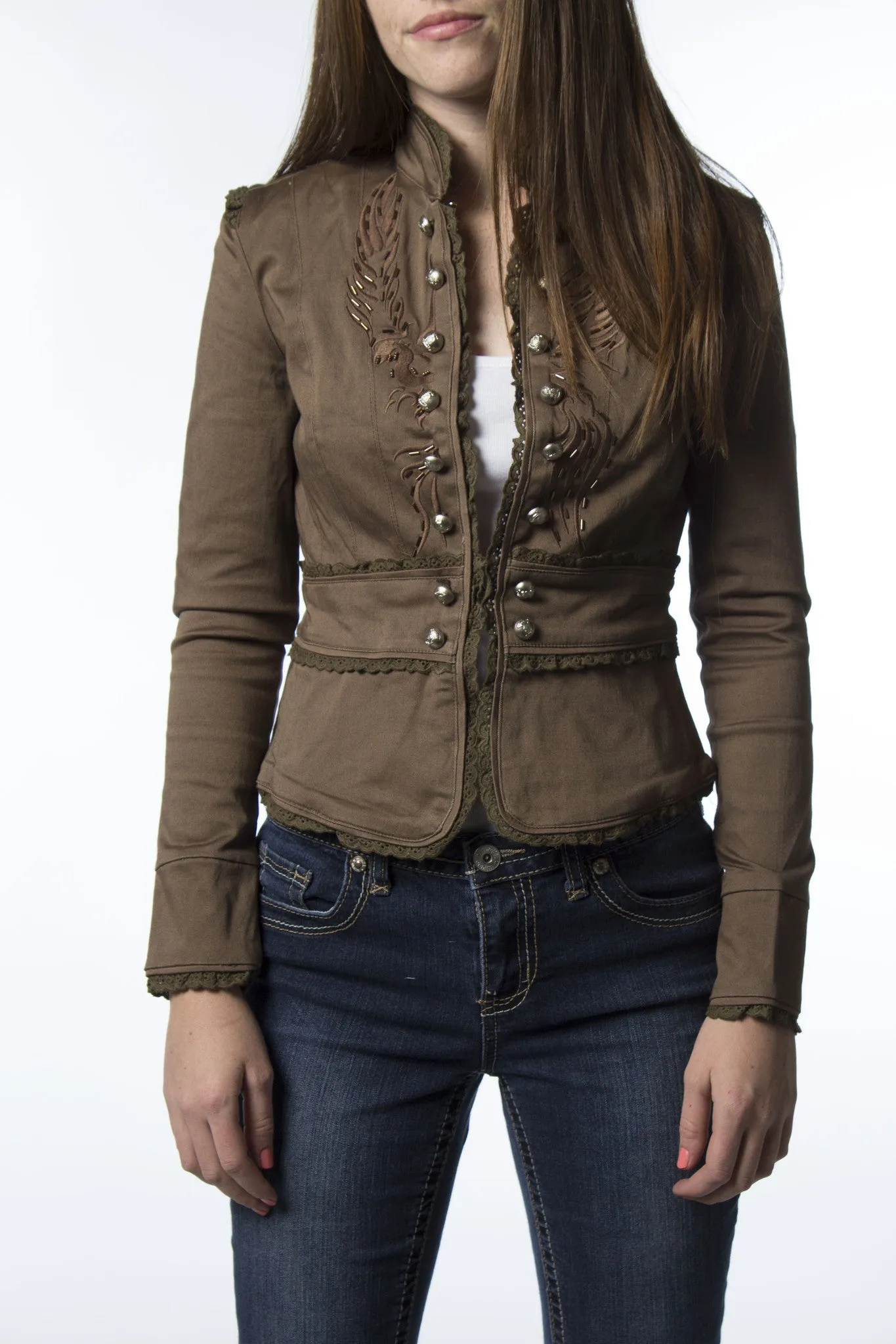 Victorian Style Tailored Jacket-515