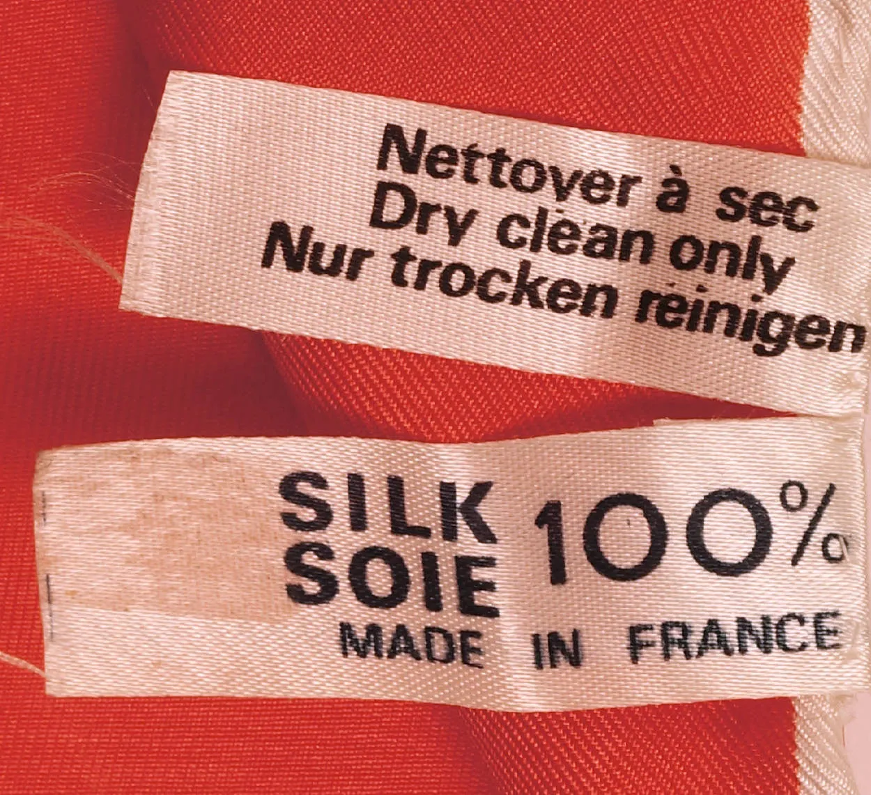 Vintage Mod 1960s Maggy Rouff Paris Silk Twill Scarf Made in France