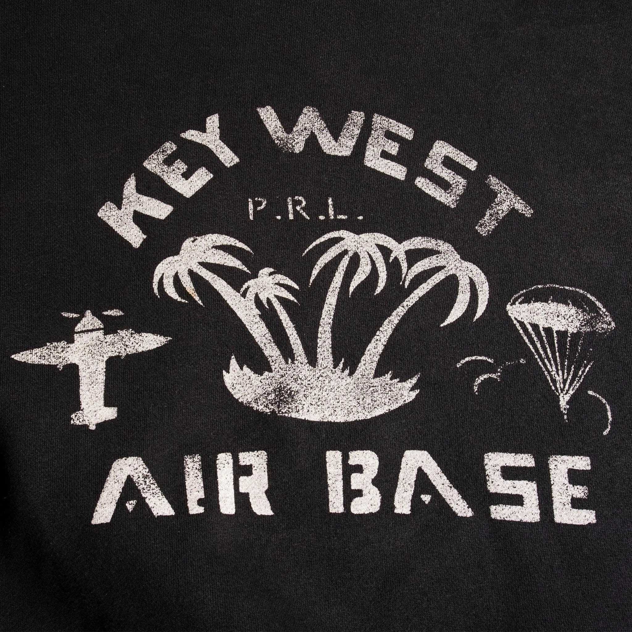 VINTAGE POLO RALPH LAUREN KEY WEST AIR BASE SWEATSHIRT SIZE MEDIUM 1990S MADE IN USA