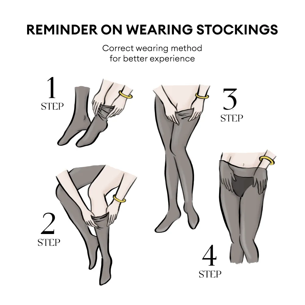 Vivanti Seamless Glossy 80D Crotchless TIghts