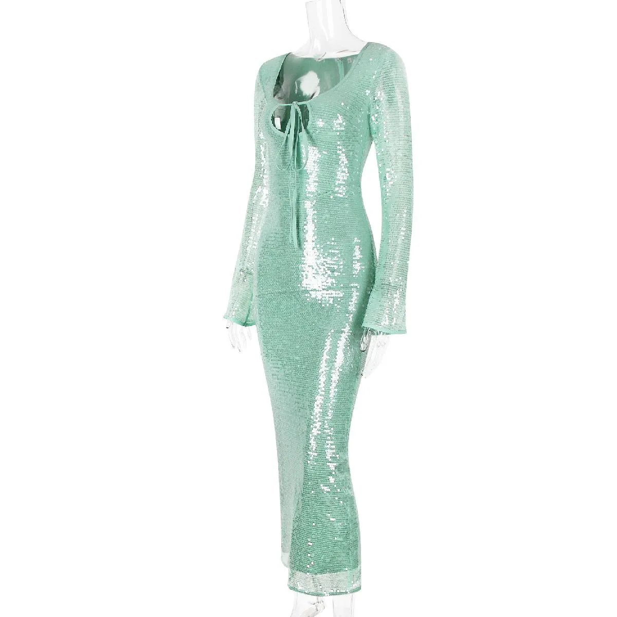 Vvsha Charvi Sequin Maxi Dress
