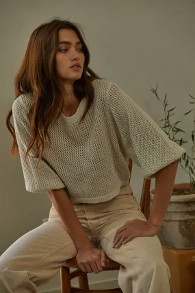 W1177 | CINDY CROCHET TOP