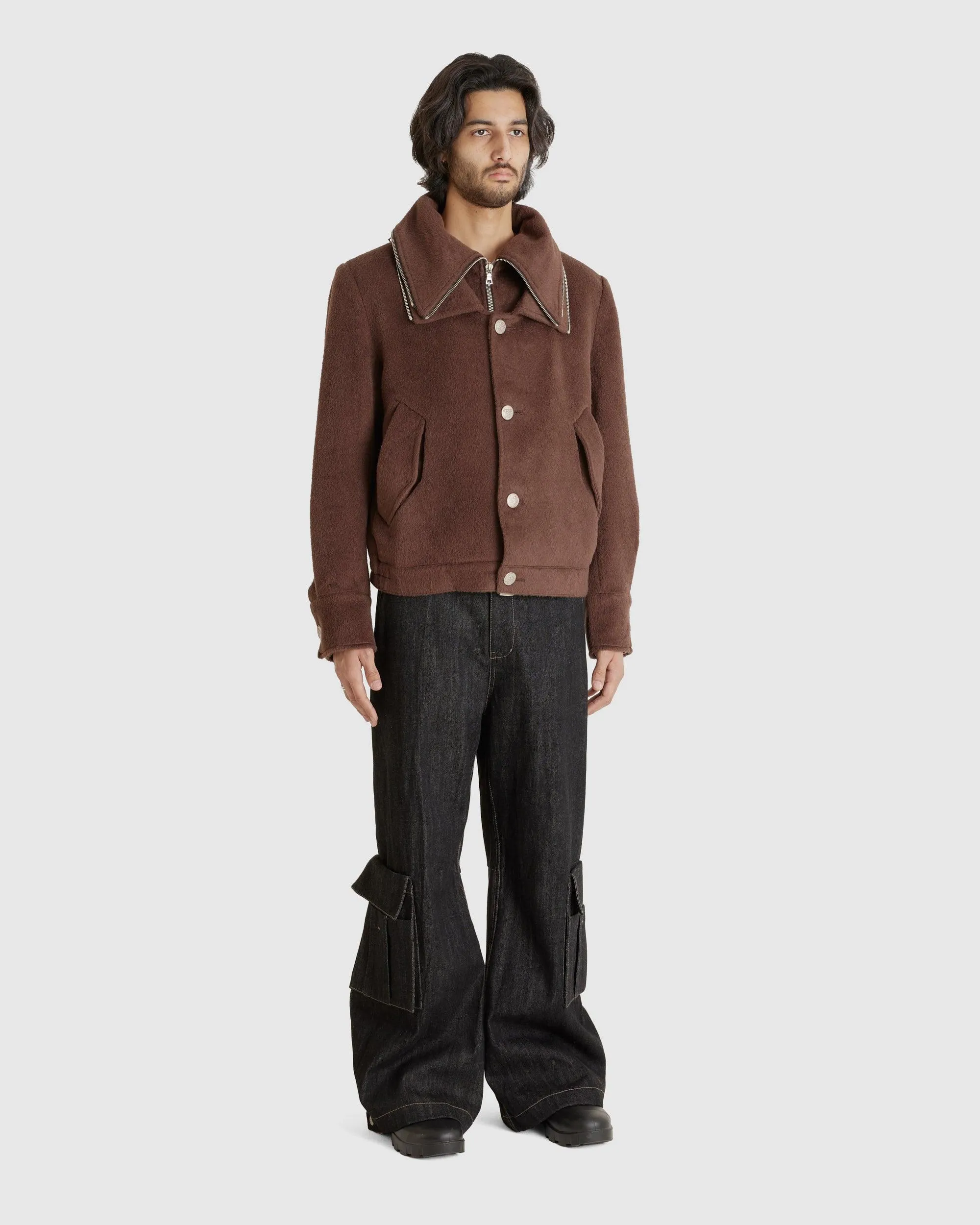 Whale Fin Snap-On Denim Cargo