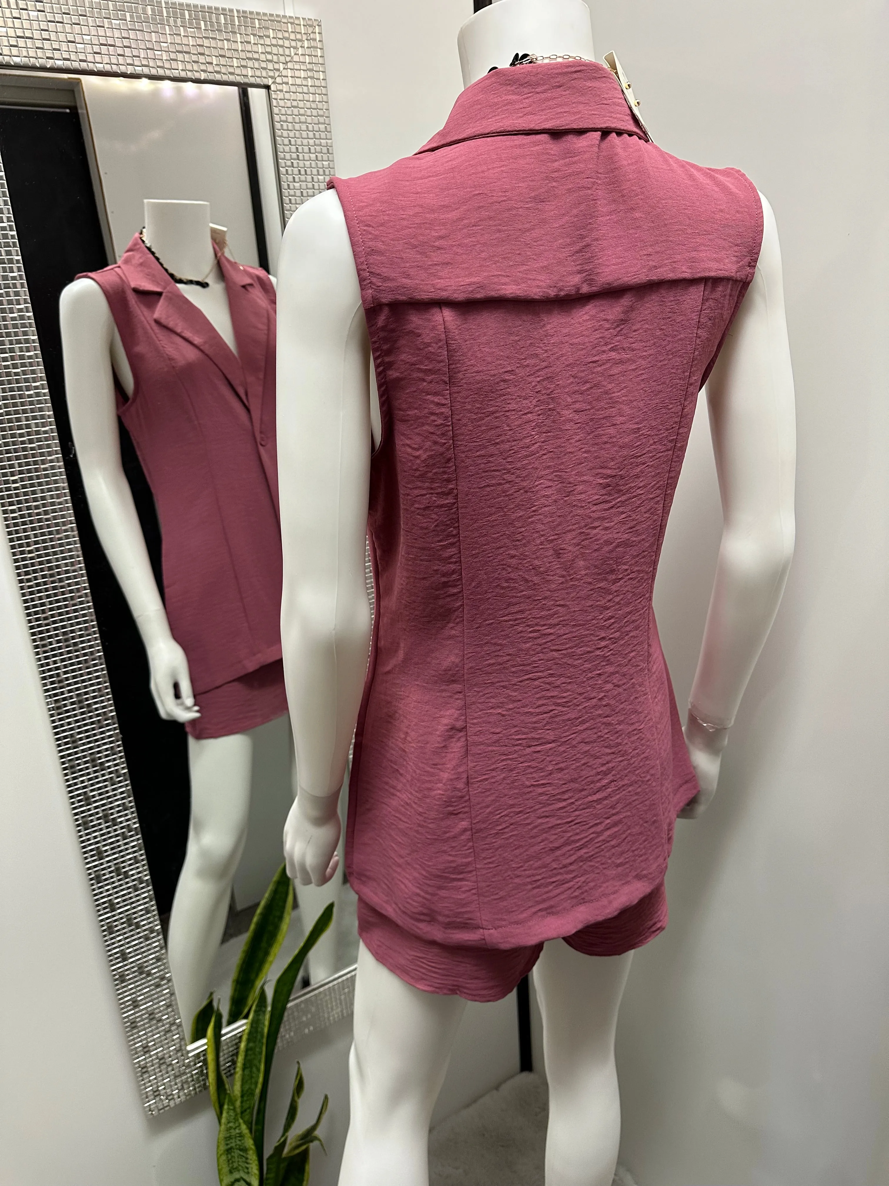 Women Vest/Mulberry-MJ2051T