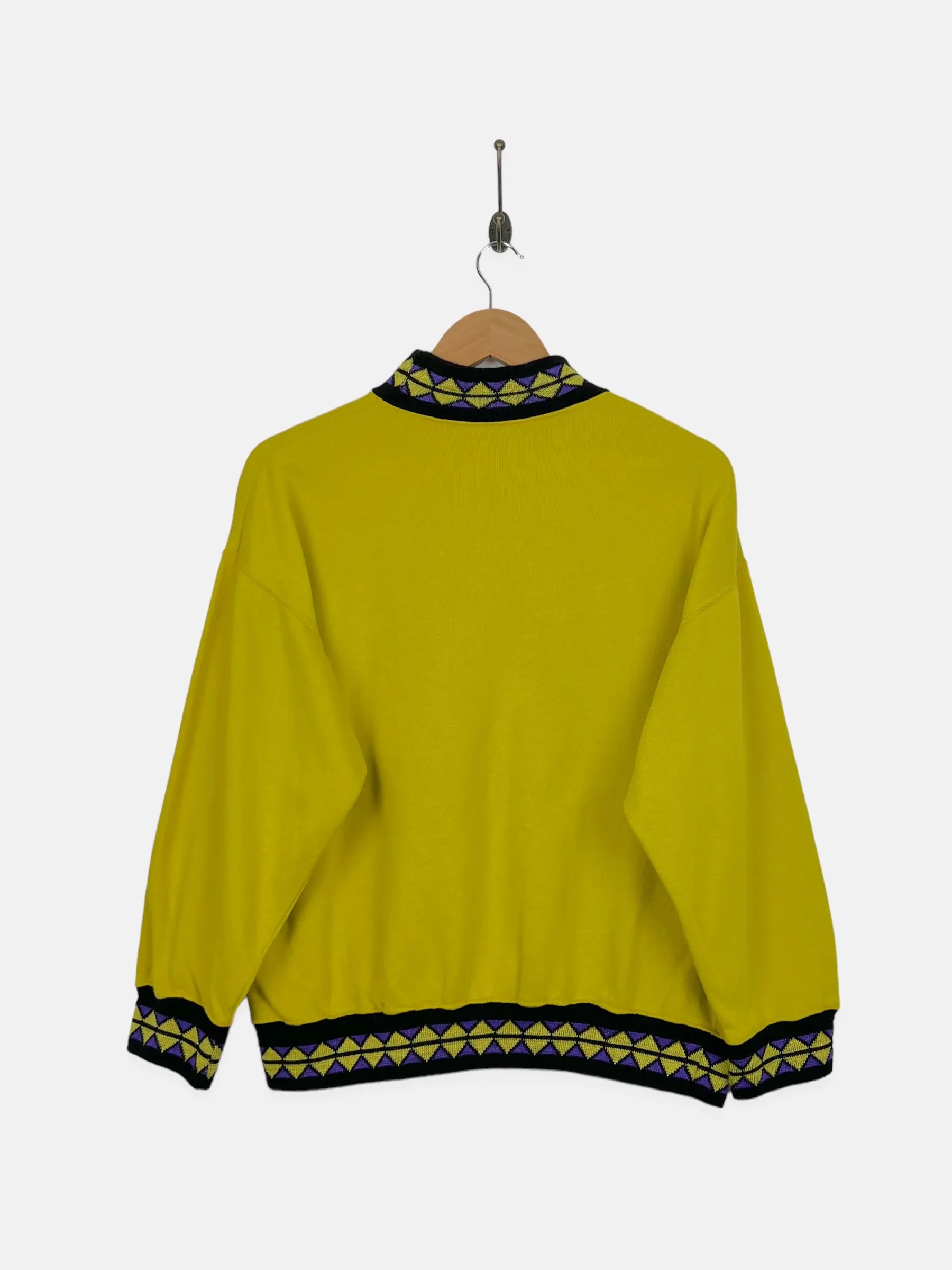 Youth 90's Royal Navy Polo Embroidered Vintage Highneck Sweatshirt