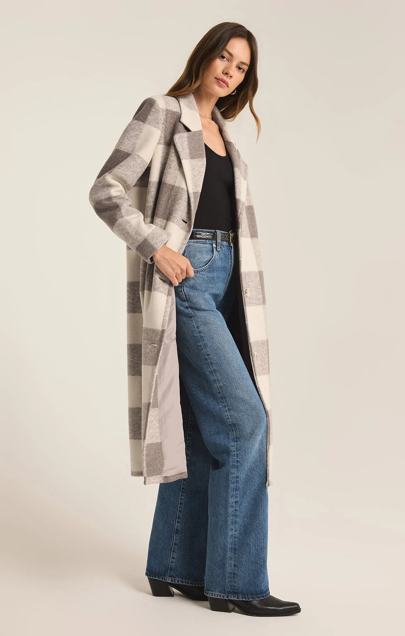 Z SUPPLY Conway Buffalo Plaid Coat