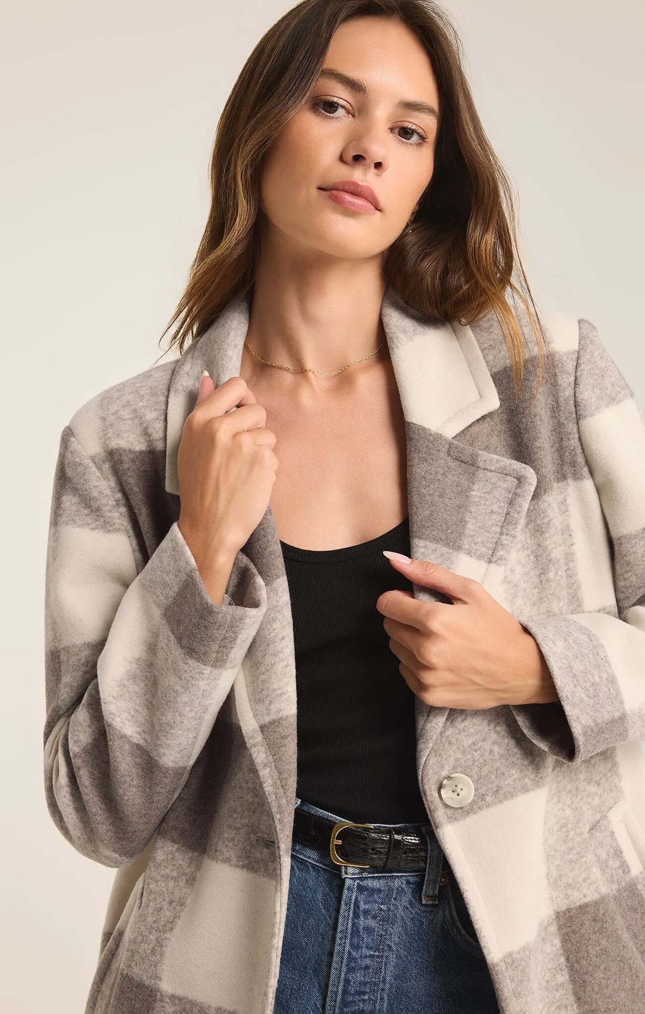 Z SUPPLY Conway Buffalo Plaid Coat